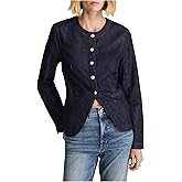 Madewell womens Collarless Jacket in Rinse