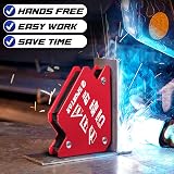 Spurtar 6Pcs 13KG Welding Magnets Arrow 45 90 135 Degree Clamps Set view 3