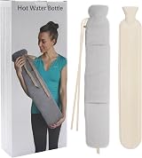 Thimmamma Long Hot Water Bottle 2L with Cover and Pocket 72cm view 7
