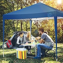 TOOLUCK 10x10 Pop Up Canopy Tent with 3 Sidewalls