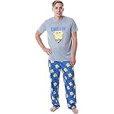 Nickelodeon SpongeBob SquarePants Mens' Chillin' Sleep Pajama Set