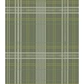 HomKihapai Peel and Stick Wallpaper Check Plaid Olive Green - Classic Self Adhesive Waterproof Vinyl Wallpaper for Modern Farmhouse Decor for Entryway Hallway Bedroom Accent Walls 17.3" X 118.11"