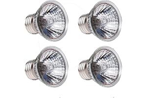 CTKcom 25W UVA+UVB Reptile Bulbs(4 Pack)- 110V Lizard Lamp Heating Lamp Spot Lamp for Turtle Aquarium Aquatic Reptile Lizard Habitat Heat Light