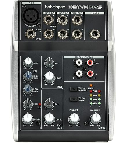 Amazon.com: Behringer XENYX 802S Premium Analog 8-Input Mixer with