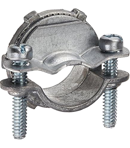 RACO 2-Inch NM Clamp Connector - Flexible Conduit Clamp, Die-Cast Zinc, Indoor Use