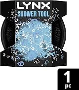 Lynx 2-Sided Shower Tool with 2 Scrubbing Options Black 1 piece view 2