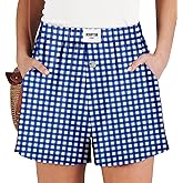 Angerella Womens Summer Shorts Casual Comfy Drawstring Elastic Waist Shorts Pull On Short Pants