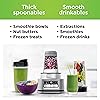 Image 3 - Ninja SS101 Foodi Power Nutri Duo Smoothie Bowl Maker and Personal Blender 1200WP smartTORQUE 4 Auto-iQ Presets One base, multi-functions, Silver Stainless Finish