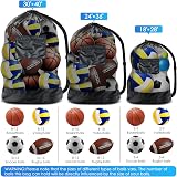 BROTOU Extra Large Drawstring Mesh Ball Bag 30 x 40 600D Polyester view 2