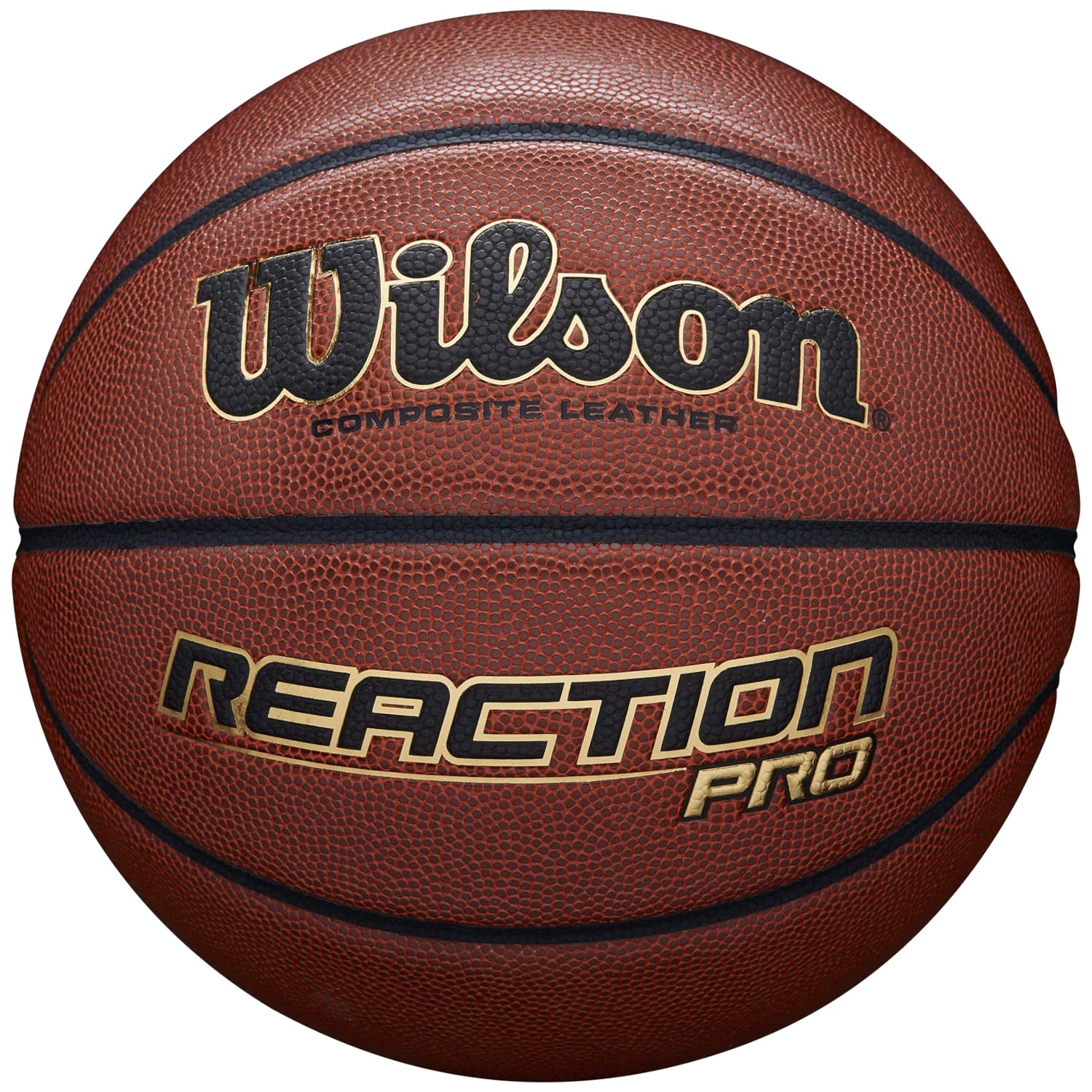 Wilson Unisex-Adult Reaction Pro Basketball, Brown, 6