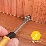 qxayxa 80 Pcs Cam Lock Fittings Furniture Connector Nuts Zinc Alloy view 5
