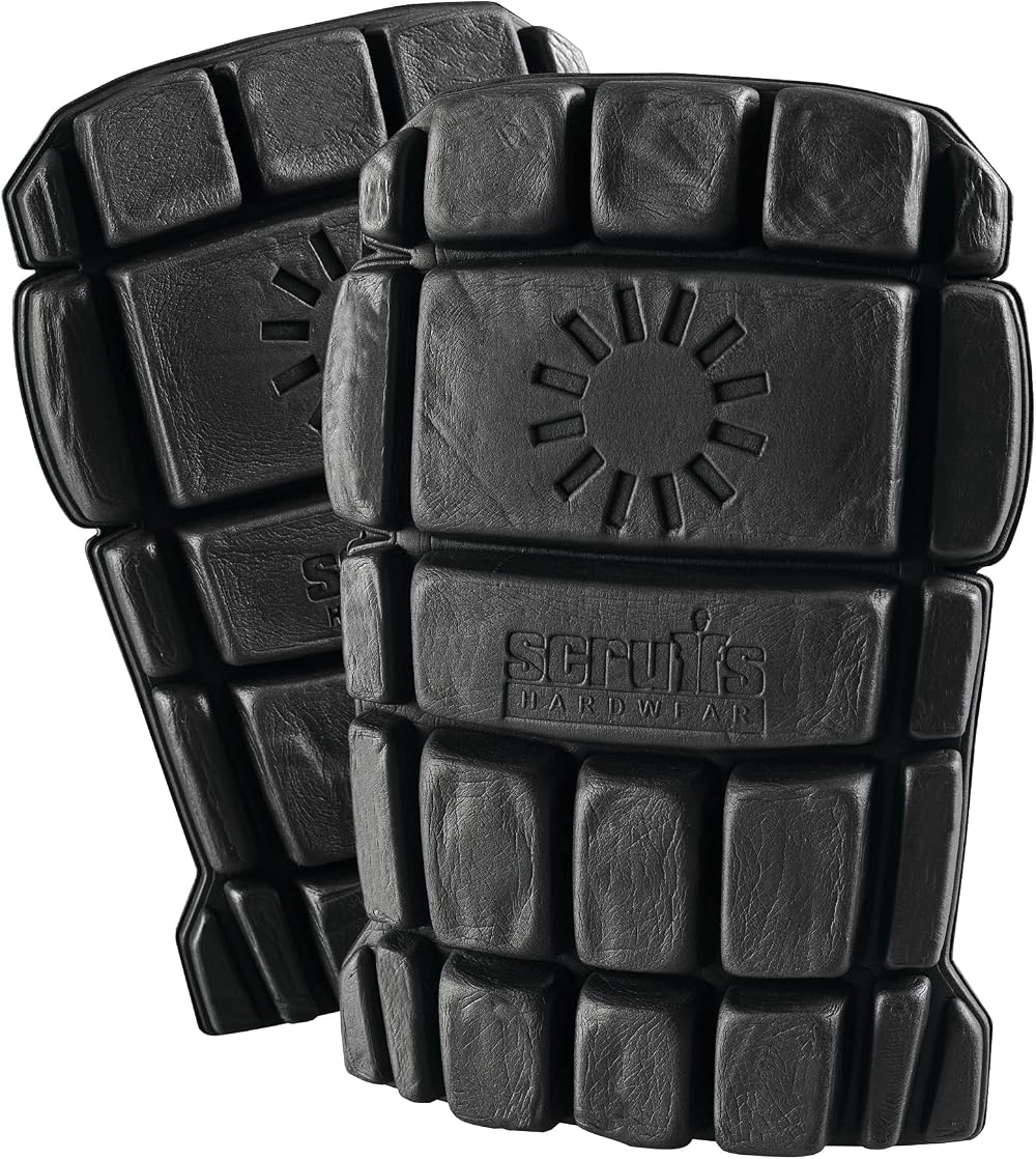 Scruffs T50302 Flexible Knee Pads 1 Pair Black Penetration Resistant All Day