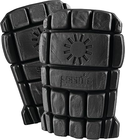 Scruffs T50302 Flexible Knee Pads 1 Pair Black Penetration Resistant All Day