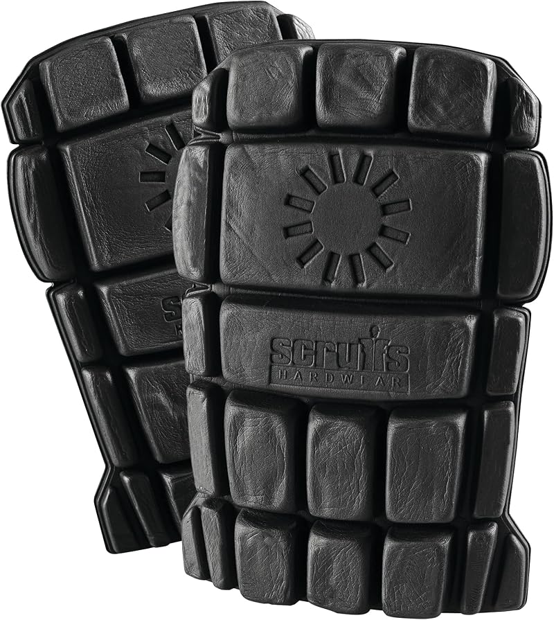 Scruffs T50302 Flexible Knee Pads 1 Pair Black Penetration Resistant All Day