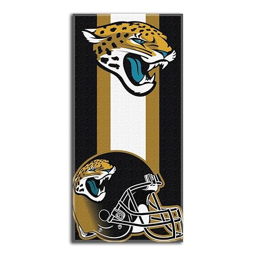 Northwest NFL Jacksonville Jaguars Unisex-Adult Beach Towel, 30" x 60", Zone Read