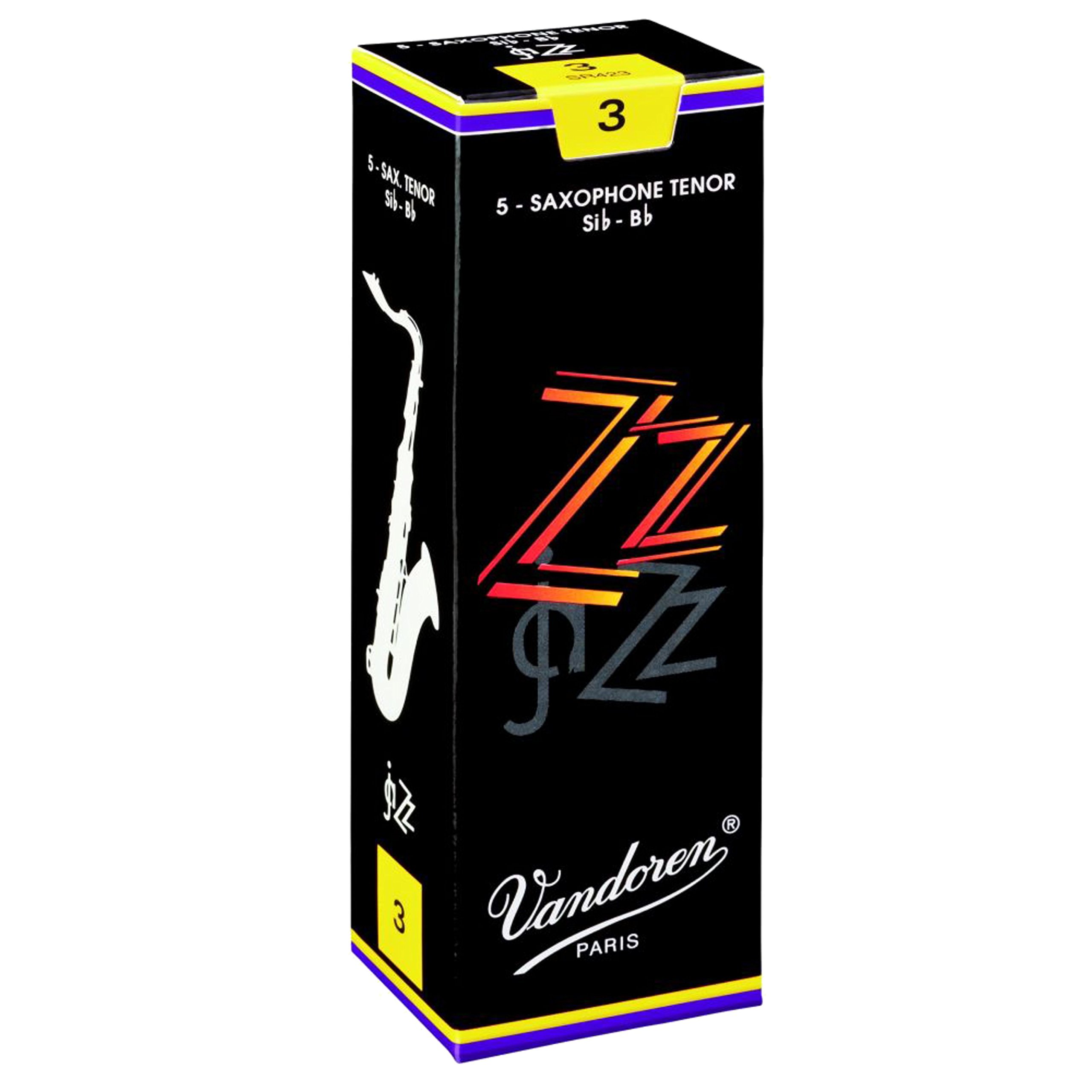 Vandoren "ZZ" Tenor saxophone reeds, box of 5 - Strength 1,5