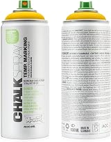 Montana Cans Chalk Spray Paint 400ml Yellow Aerosol Artist Graffiti view 1