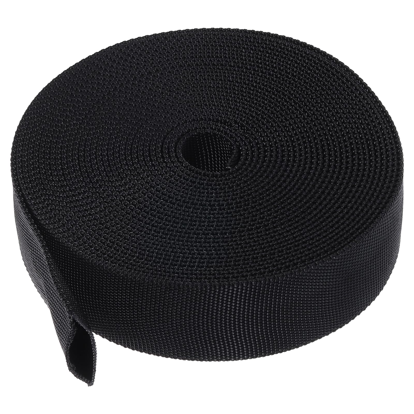 PATIKIL 0.8" Dia 24.6FT Nylon Protective Hose Sleeve, Cable Cover Sheath Protection for Welding Tig Torch Hydraulic Hose, Black