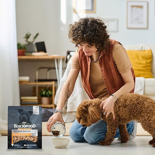 BLACKWOOD DOG FOOD TOPPER, CHICKEN RECIPE, 8 OUNCE, HIGH PROTEIN WITH GLUCOSAMINE, USE AS TRAINING TREAT, MEAL, OR TOPPER