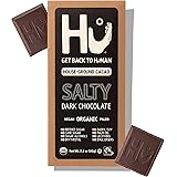 Hu Dark Chocolate Bars | Natural Organic Vegan Chocolate, Gluten Free, Paleo, Non GMO, Fair Trade Dark Chocolate (Salty, 4 pa