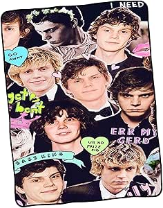Evan Peters Collage 1 Blanket / Custom Blankets Size 40" x ...