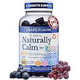 Naturally Calm Gummies for Kids – Magnesium Glycinate, Chamomile, & Linden Extract – Multivitamins that Promote Well-Being, B