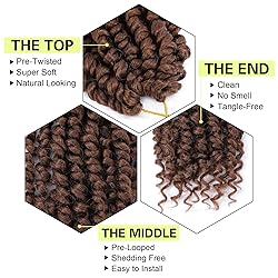 Passion Twist Hair, Pre Twisted Passion Twist