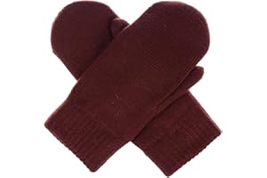 Be Your Own Style BYOS Unisex Winter Toasty Warm Solid Glitter Fleece Lined Knit Mitten Gloves