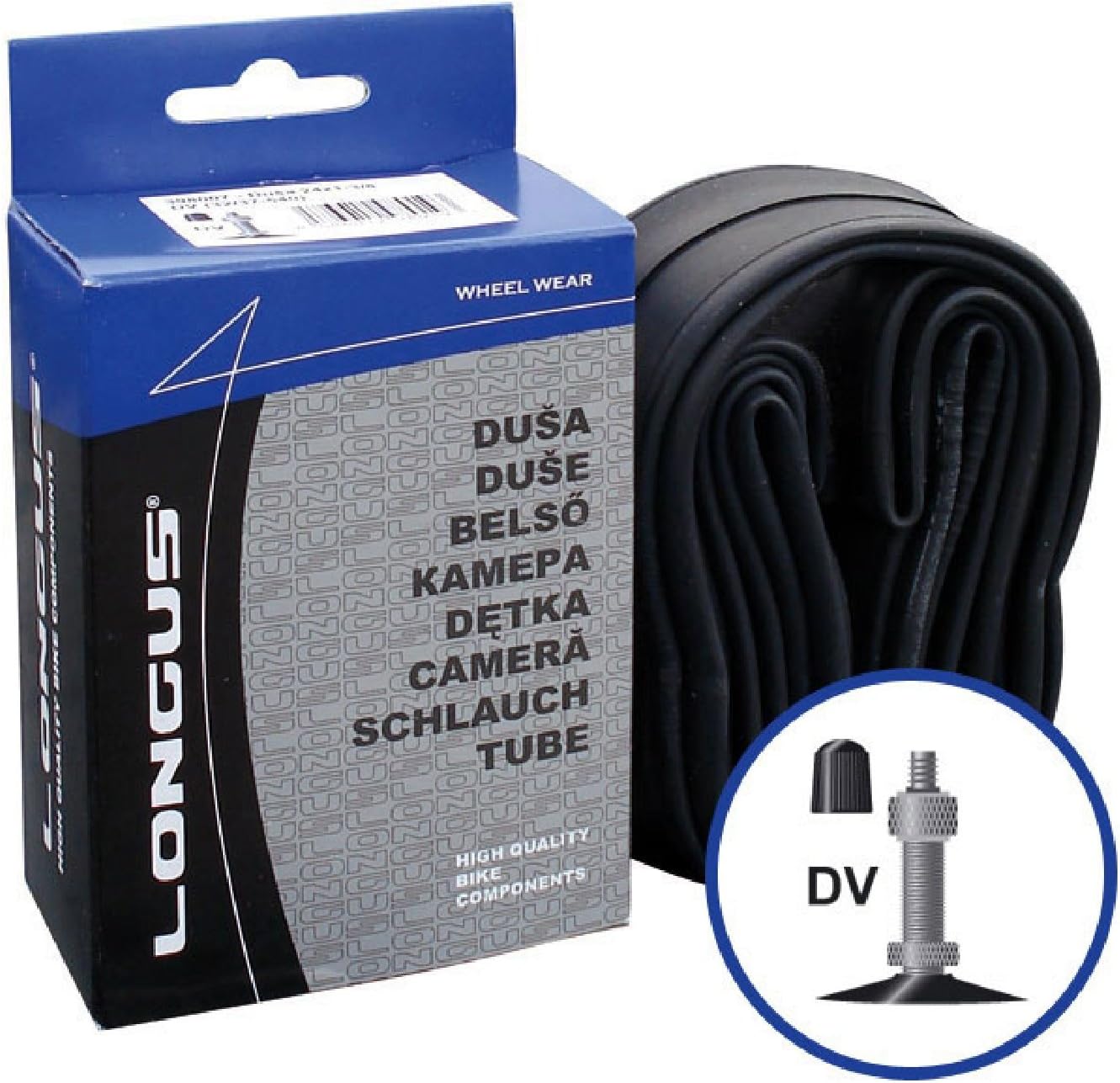 Camera D'aria Per Bici 24x1-3/8 - Valvola Schrader 32 Mm, Adatta A Bici Camera D'aria Per Bici 24x1-3/8 - Valvola Schrader 32 Mm, Adatta A Bici