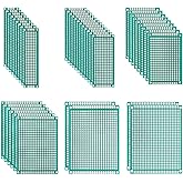 BOJACK 6 Vaules 40 Pcs Double Sided PCB Board Prototype Kit for DIY Soldering with 6 Sizes Compatible with Arduino Kit