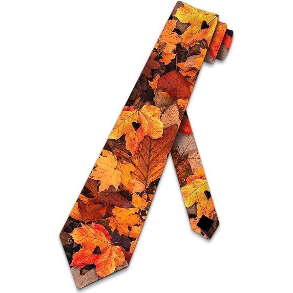 fall color men's ties