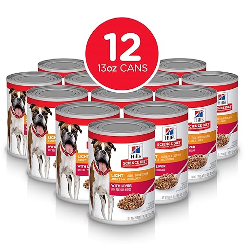 Hill's Science Diet Wet Dog Food, Adult, Light for Weight Management