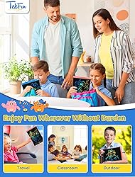 TEKFUN Toys for Kids, 2 Pcs LCD Writing Tablet with