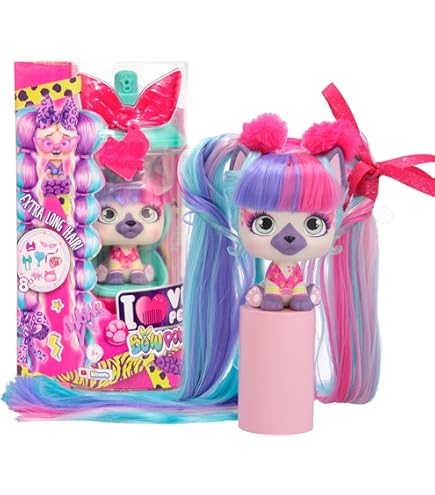 Muñeca Pelo Largo VIP Pets Celebripets Muñeca Sorpresa Con Pelo