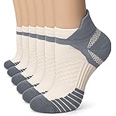 Iseasoo Copper Ankle Compression Socks - Low Cut Arch Support Socks for Men & Women, Running, Nurses, Plantar Fasciitis Socks