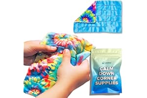 LakiKid Fidget Marble Maze Mat – Marble Fidget Toy & Tactile Sensory Items for Classroom, Sensory Mat for Learning & Focus Toys for Kids & Adults, Ideal for Concentration & Calm Down Corner Toy, 9”x6”