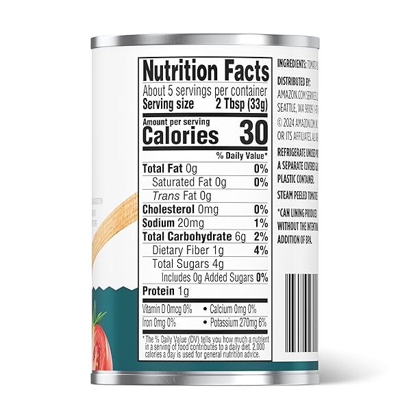 AMAZON GROCERY, TOMATO PASTE, 6 OZ (PREVIOUSLY AMAZON FRESH, PACKAGING MAY VARY)