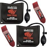 The Original Rhino Strong Commercial Grade Air Wedge Bag 2.0 Pump Professional Leveling Kit &amp; Alignment Tool Shim Bag in the Popular Medium Size (2 Pack).