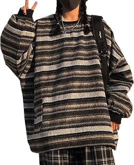 Women Grunge Sweater Oversized 