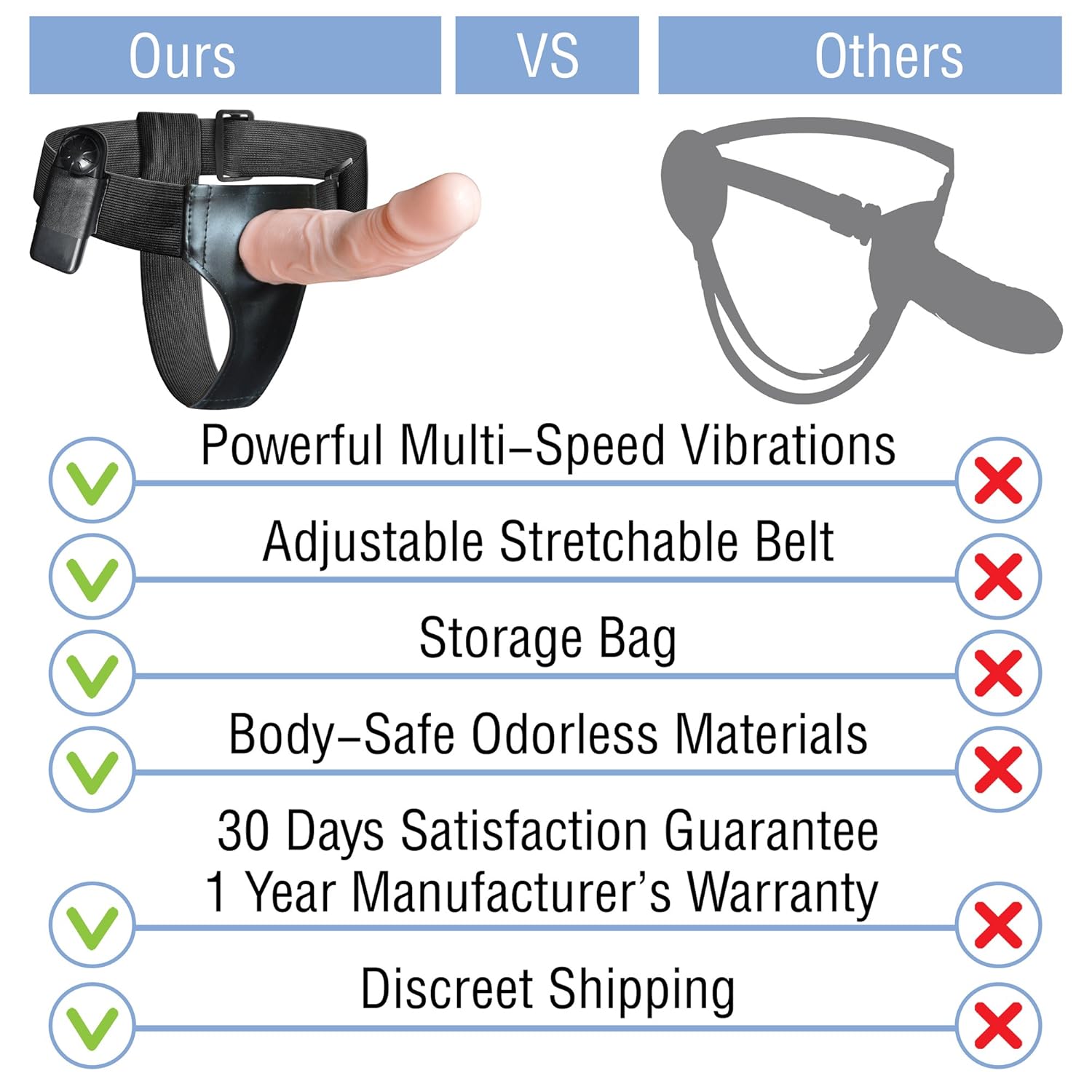 Adjustable Hollow StrapOn Harness Extender Bigger Flesh 6 Inch Sleeve Realistic eBay