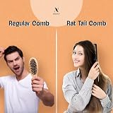 Nimxy Black Pin Tail Comb 23 cm Fine Tooth Parting Hairdressing Barbers view 5