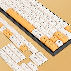 Guffercty kred GTSP XDA Honey Milk Keycaps PBT