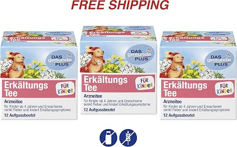 Amazon Com Herbal Common Cold Tea For Children 3 Packs X 18 G