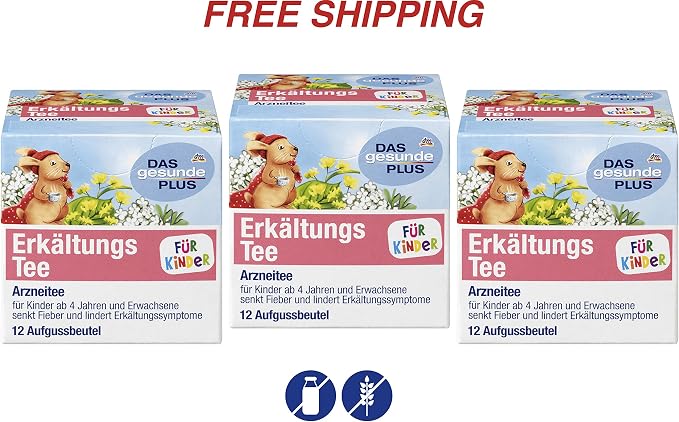 Amazon Com Herbal Common Cold Tea For Children 3 Packs X 18 G