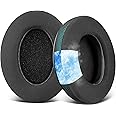 SOULWIT Cooling-Gel Earpads for Razer Barracuda/Barracuda X/Barracuda X Chroma (Do Not Fit Barracuda Pro) Headphones, Ear Pads Cushions with Noise Isolation Foam, Ice Silk Fabric - Dark Green