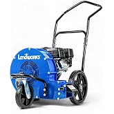 Landworks Leaf Blower Wheeled Walk Behind Jet Sweep Manual-Propelled Powerful 7HP 4 Stroke OHV Motor Output Wind Force of 150 MPH / 1270 CFM at 3600RPM