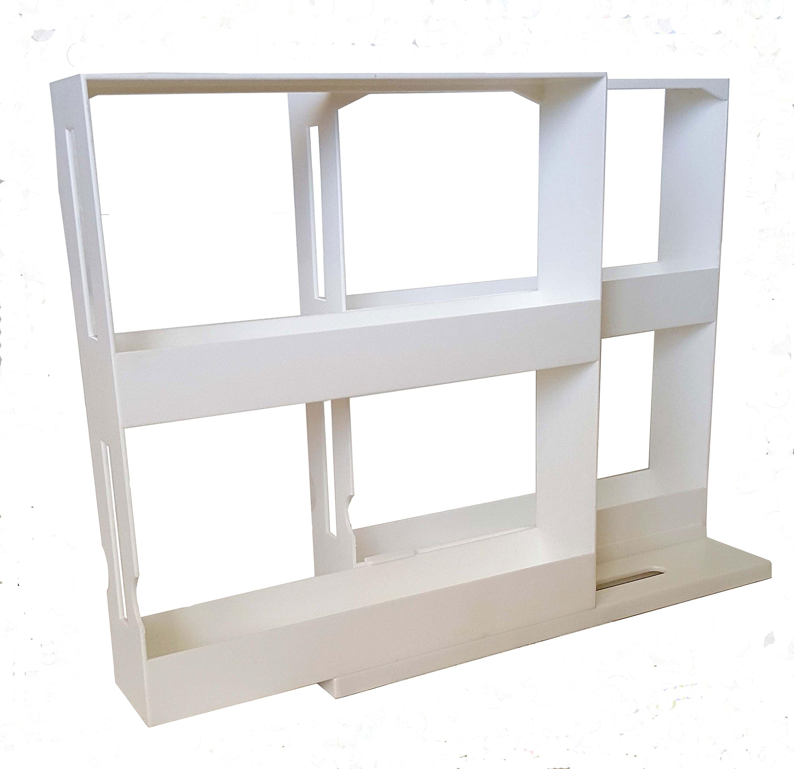 Spice Organizer Racks for Cabinets Space Saver Holds More Spices