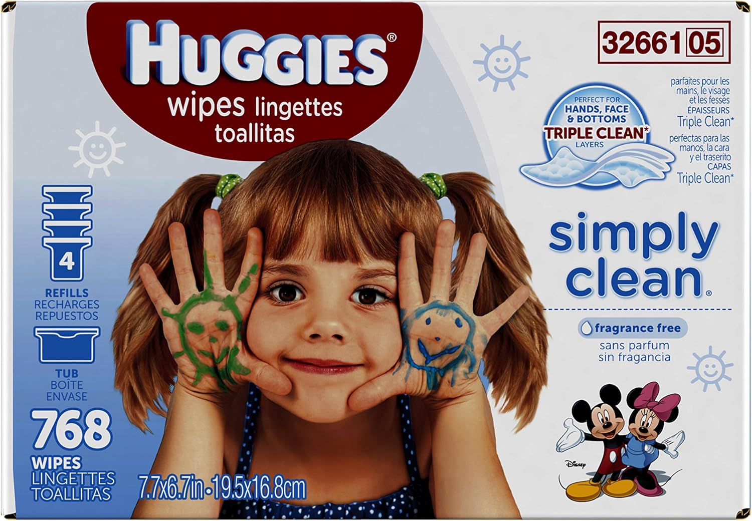 huggies 768 wipes