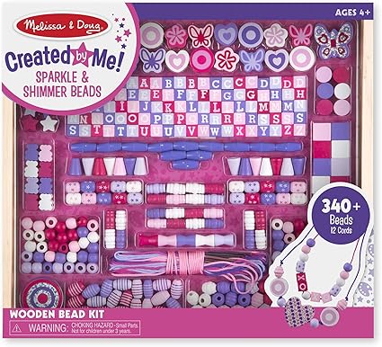 melissa and doug wooden bead set