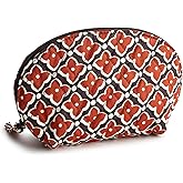Vera Bradley Premium Cotton Mini Dome Cosmetic Makeup Bag